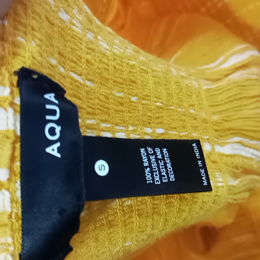 AQUA YELLOW ORANGE SHORT SIZE S - Picture 3 of 3